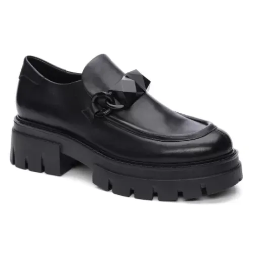ASH Leroy Loafer | Chain Platform Loafers Black Shop