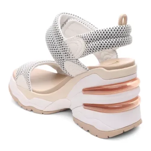 ASH Cosmos Platform Wedge Sandal | Platform Sandals | Black/Silver Outlet