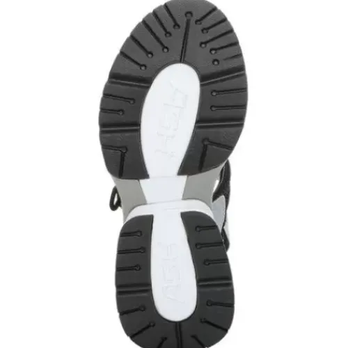 ASH Cosmos Platform Wedge Sandal | Platform Sandals | Black/Silver Outlet