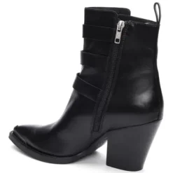 ASH Edwin Buckle Boot | Women's Ankle Boots | Shoes Black Online