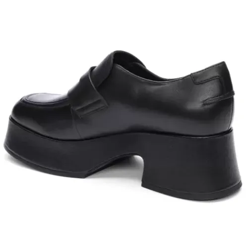 ASH Halo Platform Loafer | Platform Penny Loafers | Black Online
