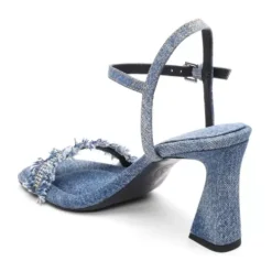 ASH Lover Wed Denim Heels | Denim Sandals | BlueWash Outlet