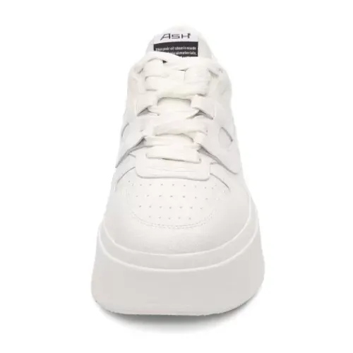 ASH Match Eco-Friendly Tumbled Leather Platform Sneaker Off-White/White Store