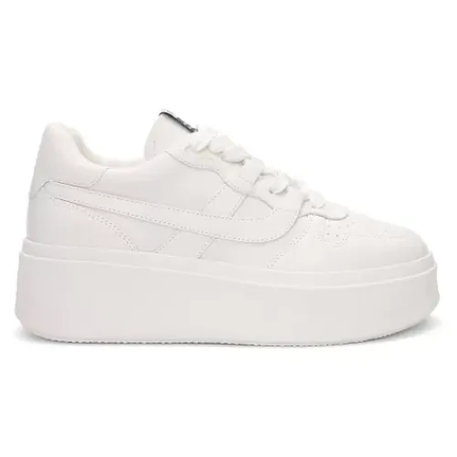 ASH Match Eco-Friendly Tumbled Leather Platform Sneaker Off-White/White Store