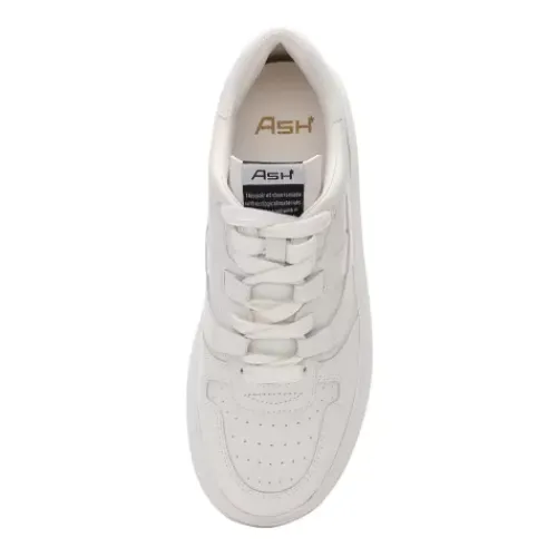 ASH Match Eco-Friendly Tumbled Leather Platform Sneaker Off-White/White Store