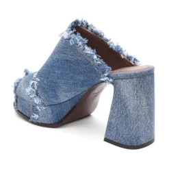 ASH Maui Denim Platform Sandals | Womens | BlueWash Hot