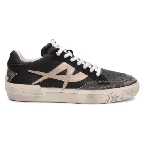 ASH Moonlight Vintage Metallic Sneaker Black/Gold Best Sale