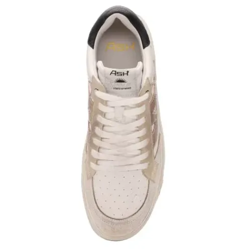 ASH Moonlight Vintage Metallic Sneaker Black/Gold Best Sale