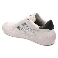 ASH Moonlight Vintage Off-White Glitter Sneakers | Off-White/Silver/Black Hot