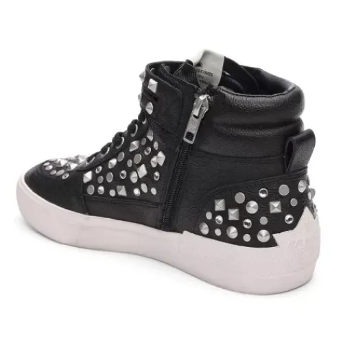 ASH Myriad Studded High Top Sneakers | Spiked Sneakers | Black Best