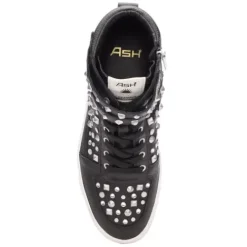 ASH Myriad Studded High Top Sneakers | Spiked Sneakers | Black Best