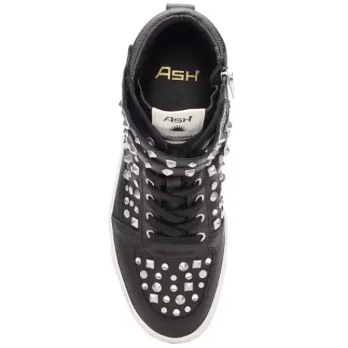 ASH Myriad Studded High Top Sneakers | Spiked Sneakers | Black Best