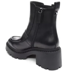 ASH Nak Studded Chelsea Booties - Leather | Black Store