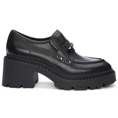 ASH Nelson Studded Loafers | Women's Loafers | Black Store