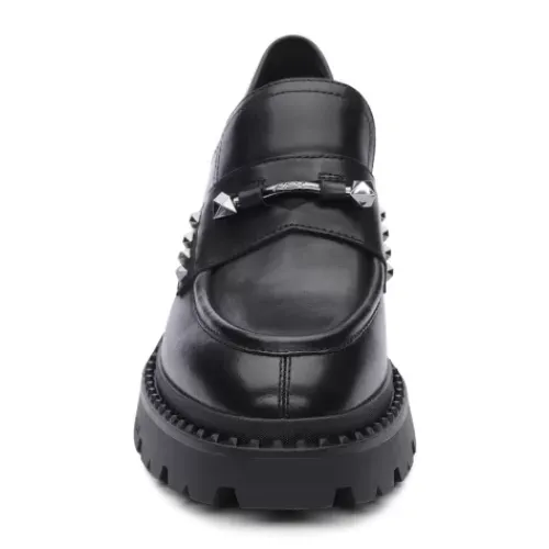 ASH Nelson Studded Loafers | Women's Loafers | Black Store