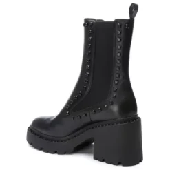 ASH Nico Bis Studded Booties | Studded Chelsea Boots | Black Best