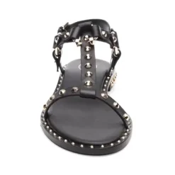 ASH Patsy Studded Flat Sandal Black Best Sale