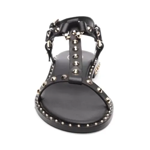 ASH Patsy Studded Flat Sandal Black Best Sale