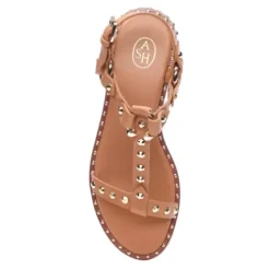 ASH Patsy Studded Flat Sandal Black Best Sale