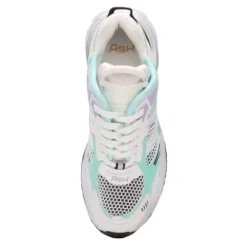 ASH Race Mesh Fion Sneaker White/HypeMint/Black Fashion