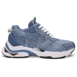 ASH Race Strass Denim Sneakers - Women's | DarkBlueWash Best Sale