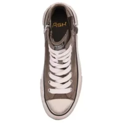 ASH Rage Suede Lace Up Hightop Sneaker Mud Sale