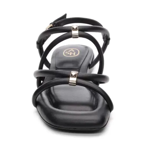 ASH Ruby Tubular Strappy Sandal Black Best Sale