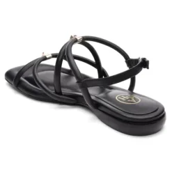 ASH Ruby Tubular Strappy Sandal Black Best Sale