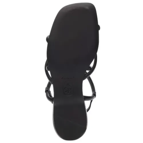 ASH Ruby Tubular Strappy Sandal Black Best Sale