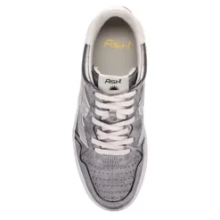 ASH Starlight Bis Vintage Silver Metallic Sneakers | DarkSilver/White Fashion