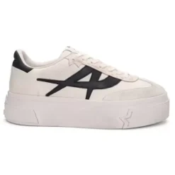 ASH Starmoon Platform Sneaker OffWhite/Beige-White/Black Online