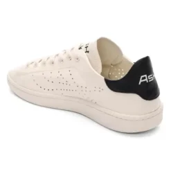 ASH Super Unlined Leather Sneakers - White | Ivory/Black Outlet