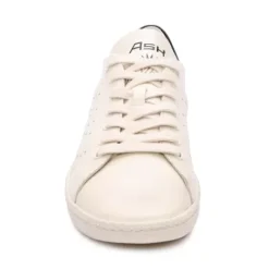 ASH Super Unlined Leather Sneakers - White | Ivory/Black Outlet