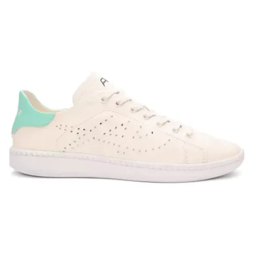 ASH Super Unlined Leather Sneakers - White | Ivory/Black Outlet