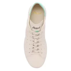 ASH Super Unlined Leather Sneakers - White | Ivory/Black Outlet