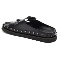 ASH Ulla Studded Footbed Sandal Black Flash Sale