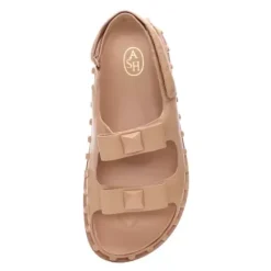 ASH Ursula Bow Footbed Sandal Black Outlet