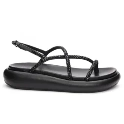ASH Vera Embellished Strappy Dress Sandal Black Hot