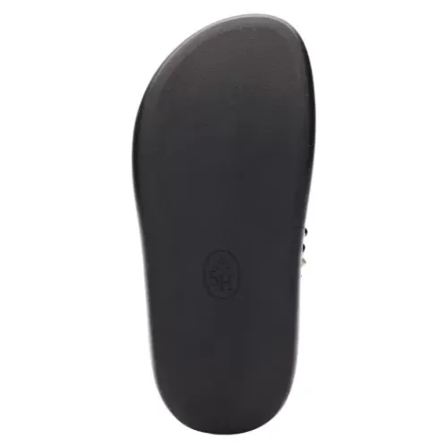 ASH Viking Studded Slides | Footbed Sandals | Black Hot